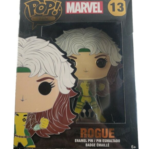 X-Men - Rogue  FUNKO POP! PINS : Marvel: Vinyl Figure #13 - Picture 1 of 2
